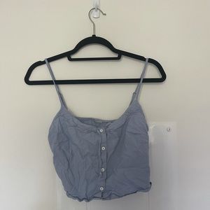 Brandy melville blue cropped tank